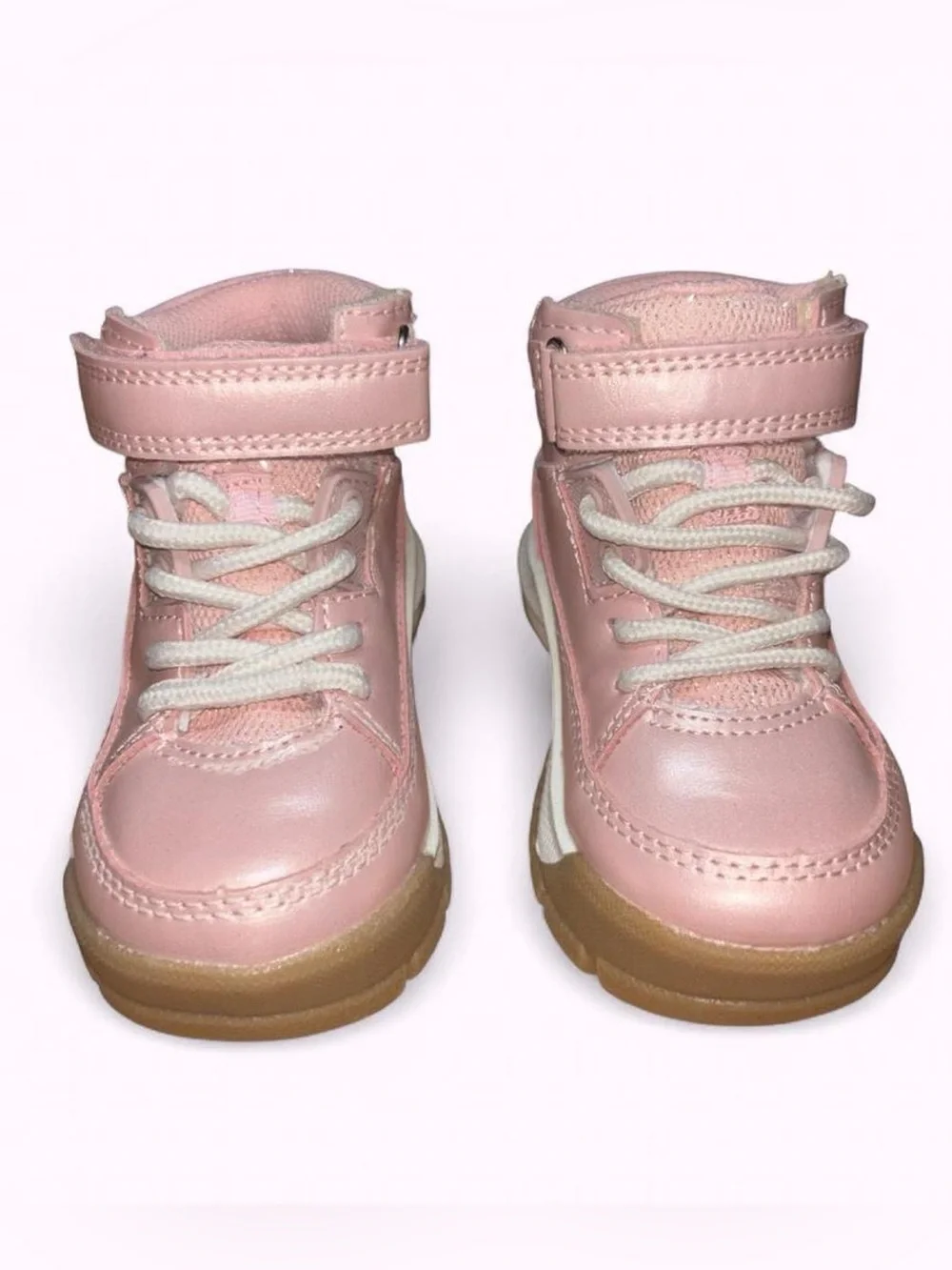OshKosh B'gosh Pink Metallic Kids High-Top Boots